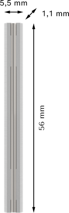 Bosch PRO 刨刀 56 x 5.5 x 1.1 毫米。.